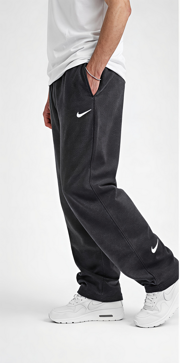 Nike Charcoal Grey Fleece Joggers – Relaxed Fit
